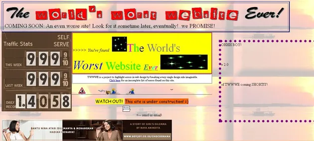 website aneh, website unik, hal aneh, hal unik