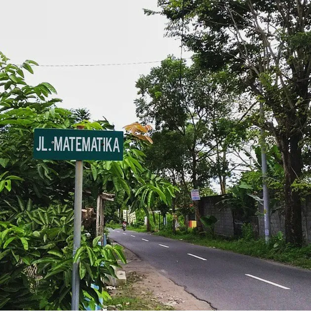 nama jalan, jalan lucu, fakta unik, jalan-jalan unik