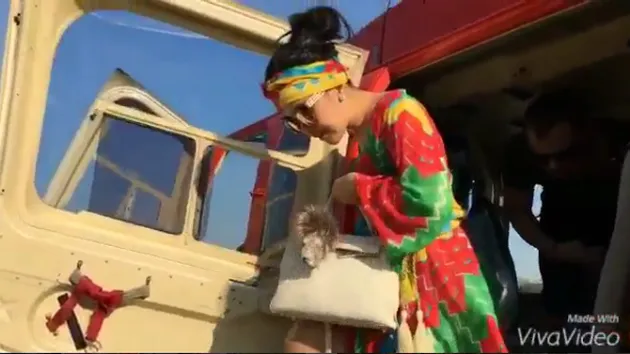 Harga sewa helikopter Syahrini