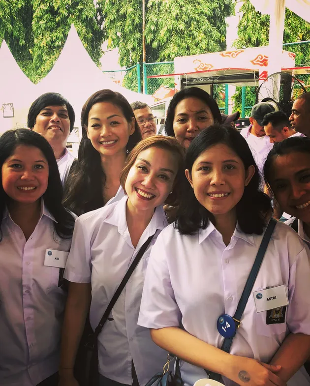 Indah Kalalo Reunian SMA