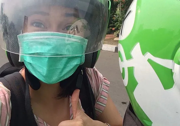 gojek, berita gojek, foto gojek, artis naik gojek