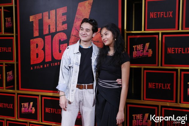 Photos of Indonesian Celebrities on the Red Carpet Premiere of the Film 'THE BIG 4', Abimana with Wife and Lutesha's Cool Appearance Makes People Fall in Love