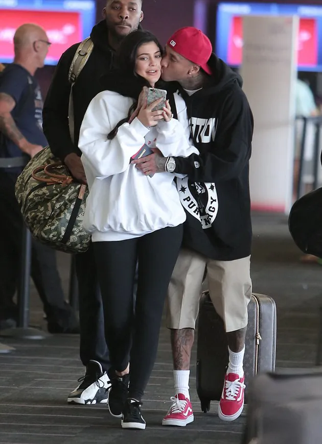 Kylie Jenner Tyga ciuman