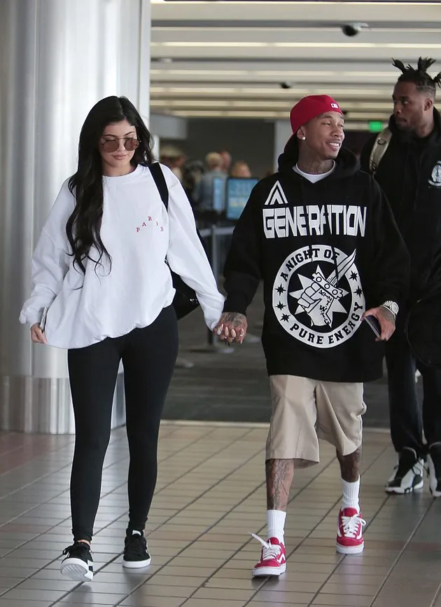 Kylie Jenner Tyga ciuman