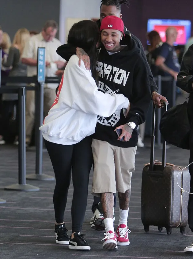Kylie Jenner Tyga ciuman