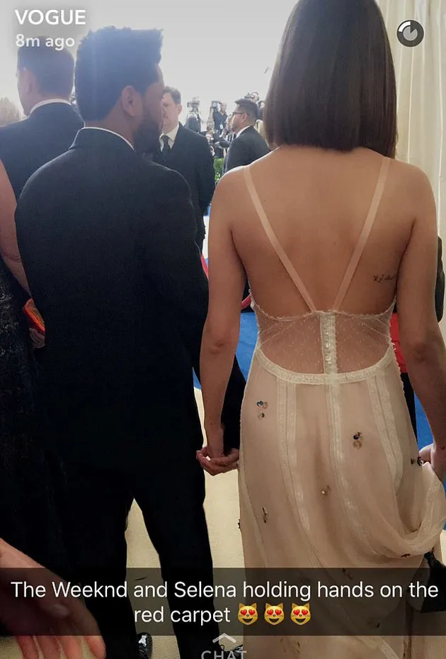 Selena Gomez The Weeknd Met Gala 2017