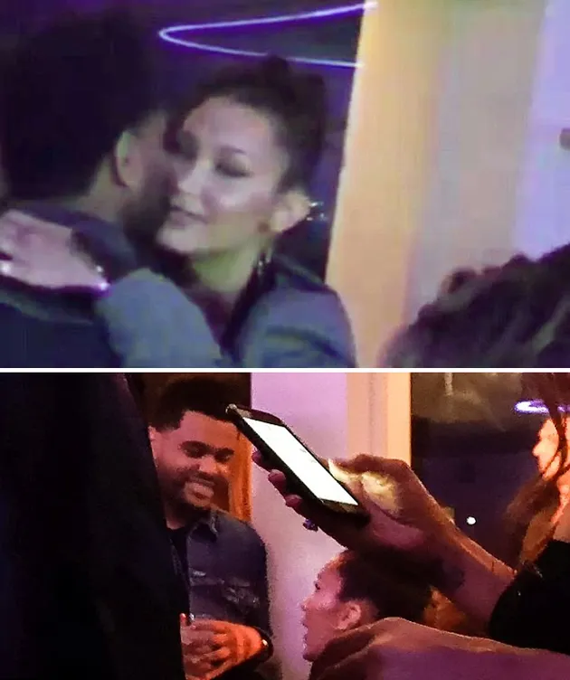 Bella Hadid &amp; The Weeknd ciuman