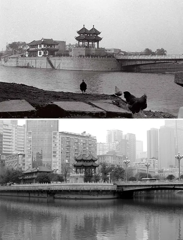 pemandangan dulu &amp; kini di China
