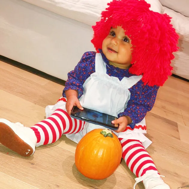 Anak Artis di Halloween