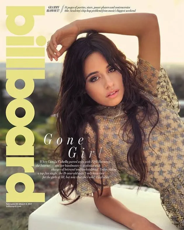 Tak butuh waktu lama, keputusannya untuk bersolo karir segera membuat Billboard melirik Camila Cabello dan memuat in-depth interview pada 25 Februari 2017 kemarin.