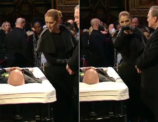 Celine Dion Menangis di Pemakaman Suami
