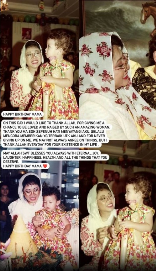 Simple 74th Birthday Celebration of Mbak Tutut, Husband's Tight Hug Becomes the Highlight