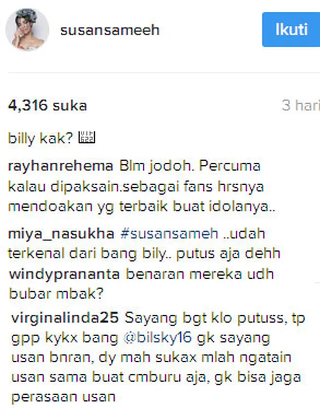 Ultah Susan Sameh