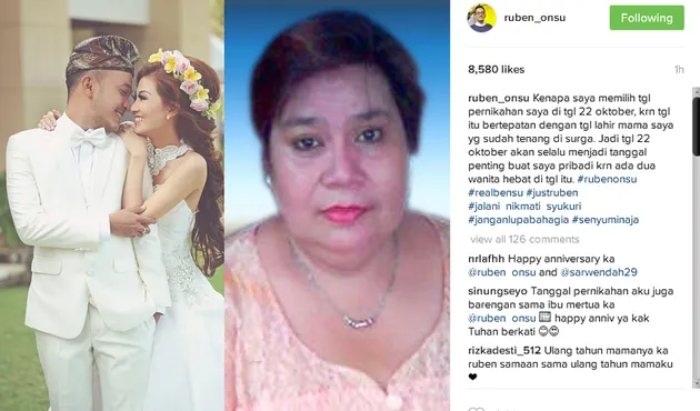 FOTO: PERAYAAN WEDDING ANNIV KE-3 RUBEN & SARWENDAH 