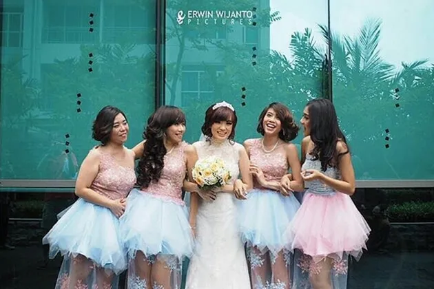 FOTO Pernikahan Angel Chibi 