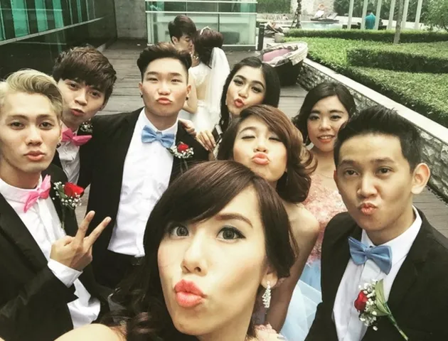 FOTO Pernikahan Angel Chibi 