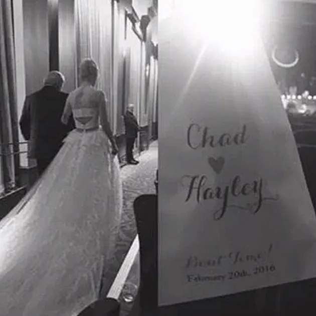 Foto Pernikahan Hayley Williams &amp; Chad Gilbert