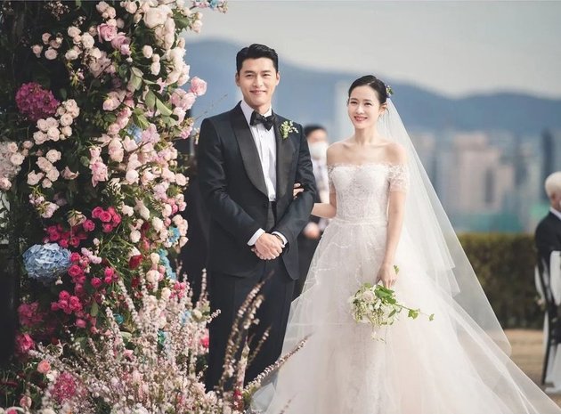 Photos of Hyun Bin and Son Ye Jin's Wedding Released by Agency, Like a Fairy Tale Couple