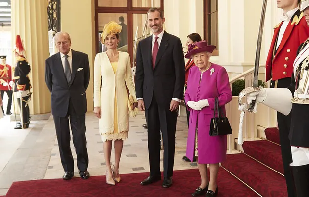 Ratu Letizia di Buckingham Palace Inggris