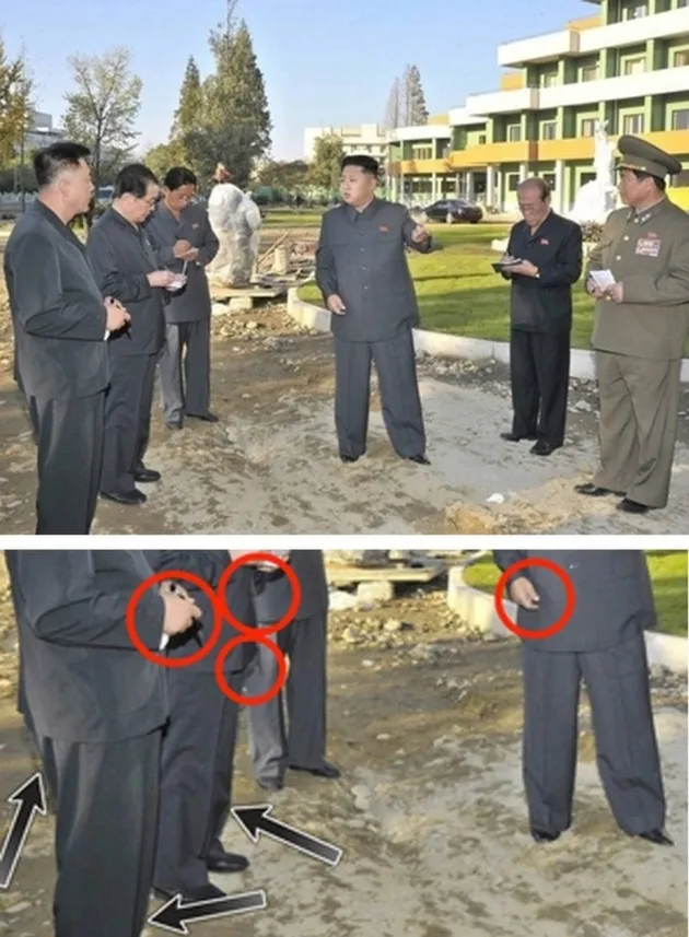 foto photoshop gagal Korea Utara