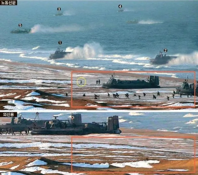 foto photoshop gagal Korea Utara