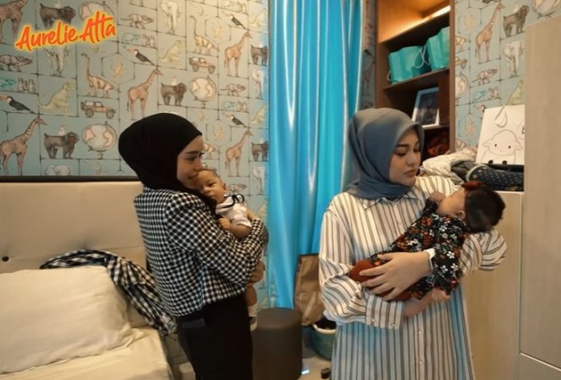 Photos of Aurel Hermansyah's Children's Playdate, Lesti and Nathalie Holscher, Ameena Smiles Seen with Leslar - Adzam Si Sule 'Sunda Bule'