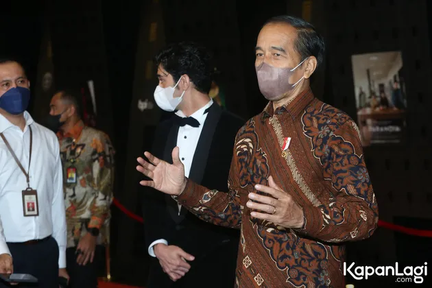 Presiden Jokowi di Red Carpet FFI 2021