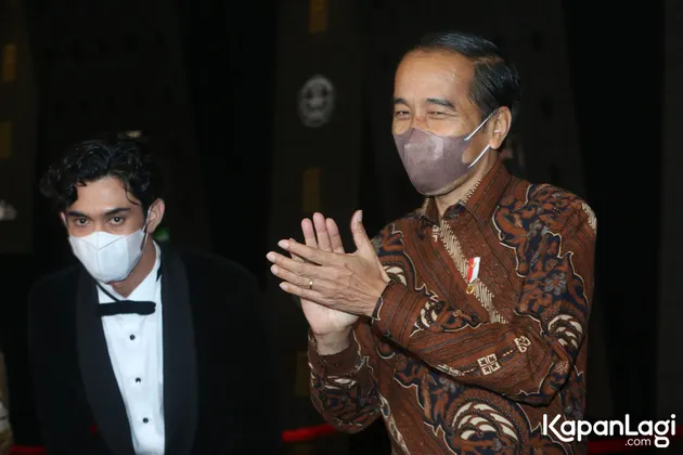 Presiden Jokowi di Red Carpet FFI 2021