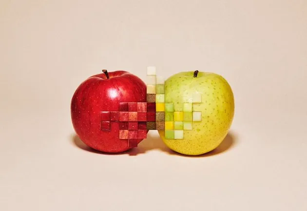 Pixelated