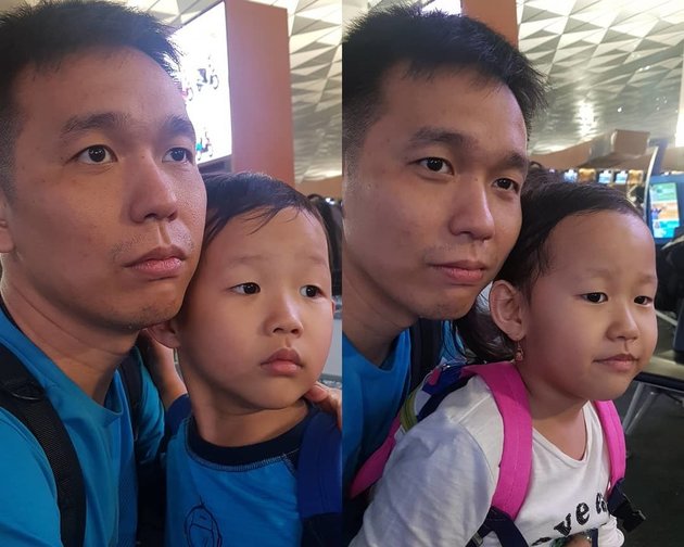Foto Richard and Richelle, Twin Children of Badminton Player Hendra Setiawan, So Compact
