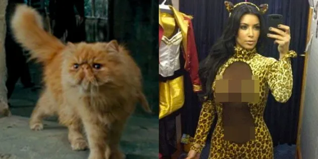 Kim Kardashian sebagai karakter Harry Potter