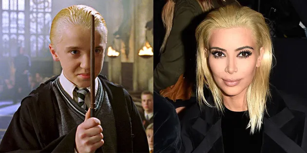 Kim Kardashian sebagai karakter Harry Potter