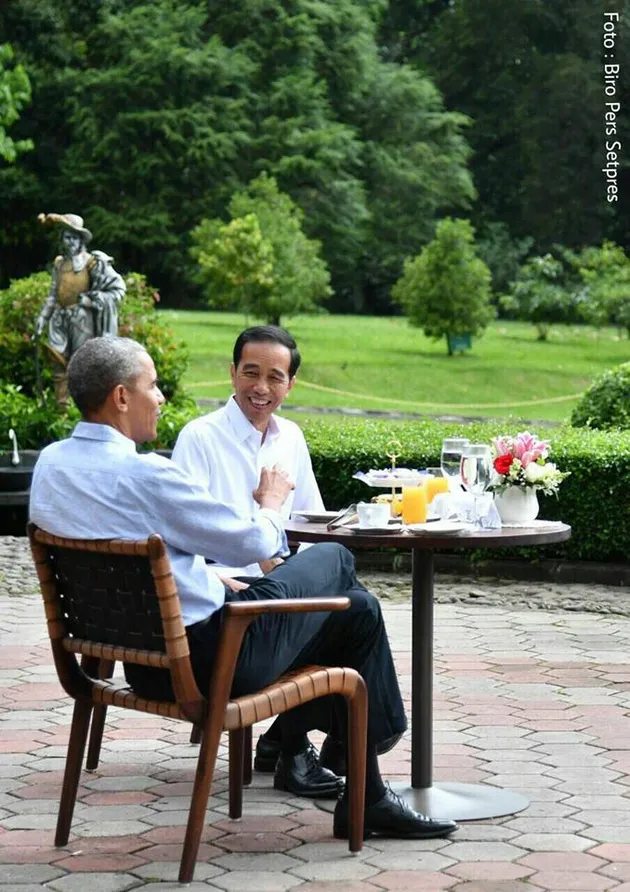 Obama di Istana Bogor