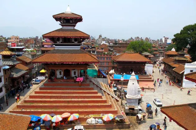 Foto gempa bumi Nepal