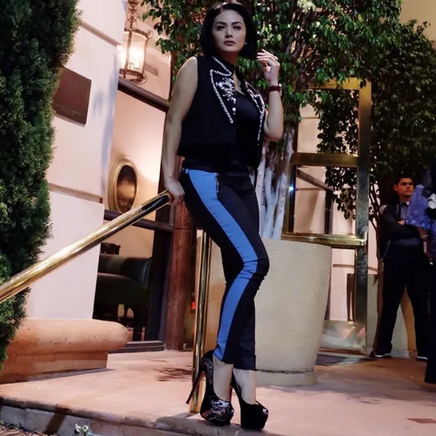 OOTD Mewah Krisdayanti di AS