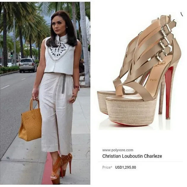 OOTD Mewah Krisdayanti di AS