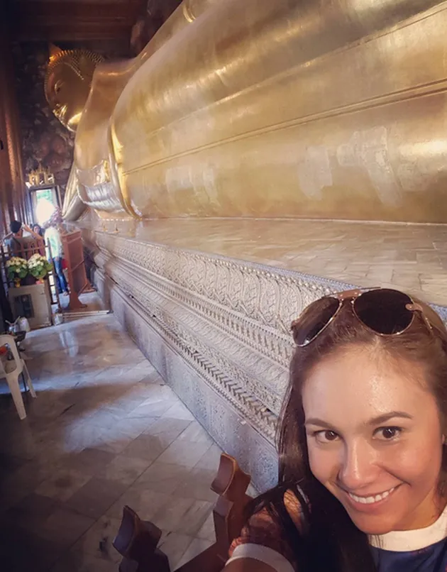 Wulan Guritno di Bangkok