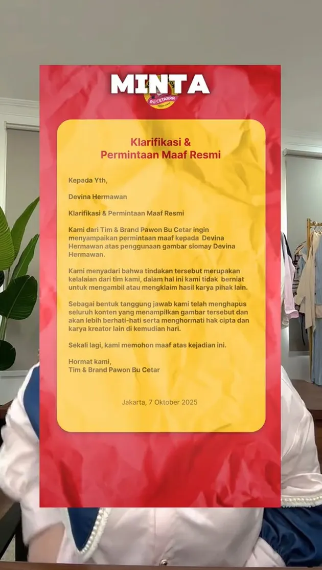Aisyahrani unggah permintaan maaf
