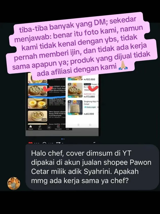 Devina Hermawan klarifikasi