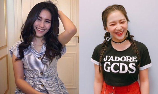 Foto Siti Badriah Ayu Dewi Perssik Disebut Mirip Idol K Pop Kapanlagi Com