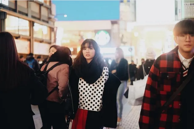 Febby Rastanty liburan ke Jepang