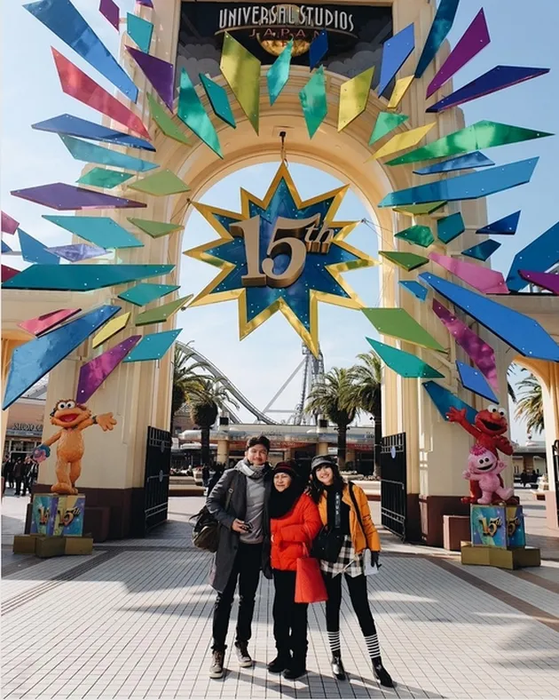 Febby Rastanty liburan ke Jepang