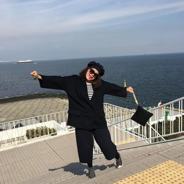 Okky Lukman liburan ke Jepang