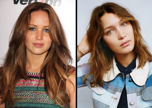 Bella Hadid Mirip Jennifer Lawrence