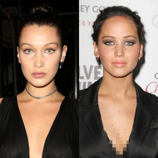 Bella Hadid Mirip Jennifer Lawrence