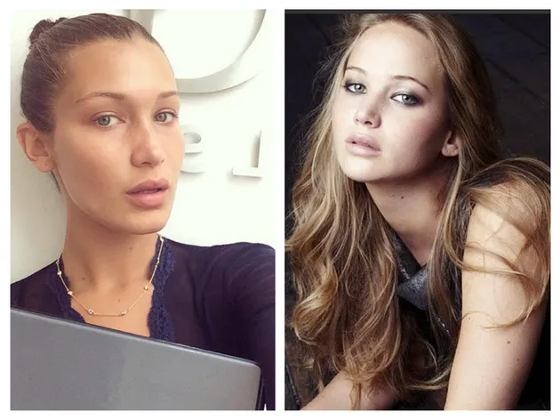 Bella Hadid Mirip Jennifer Lawrence