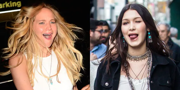 Bella Hadid Mirip Jennifer Lawrence