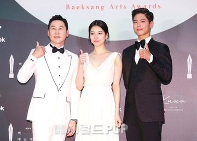 Photo of Suzy with Park Bo Gum on the Baeksang Awards Red Carpet, Longed for by Fans