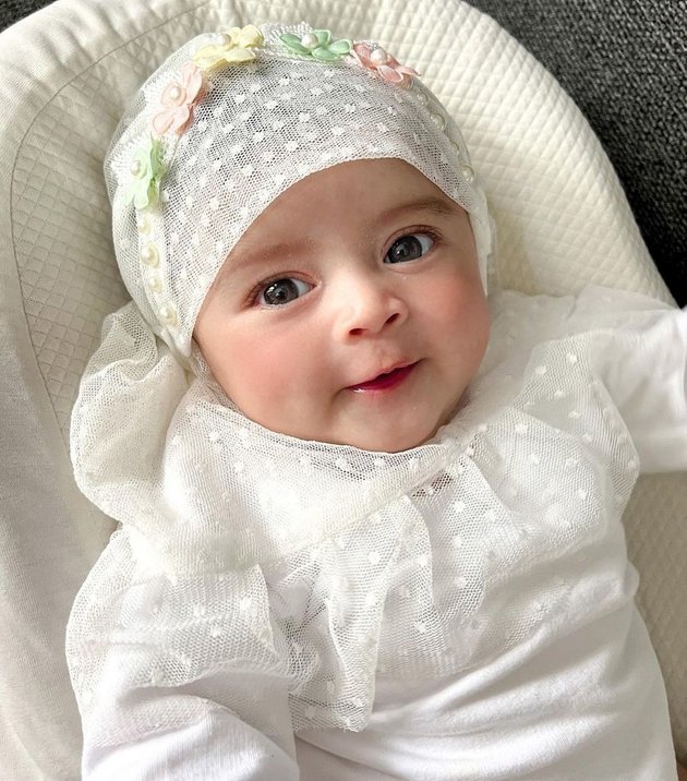 Latest Photos of Baby Guzel, Ali Syakieb and Margin Wieheerm's Child, Even More Beautiful Like a Turkish Baby - Fresh Like a Strawberry