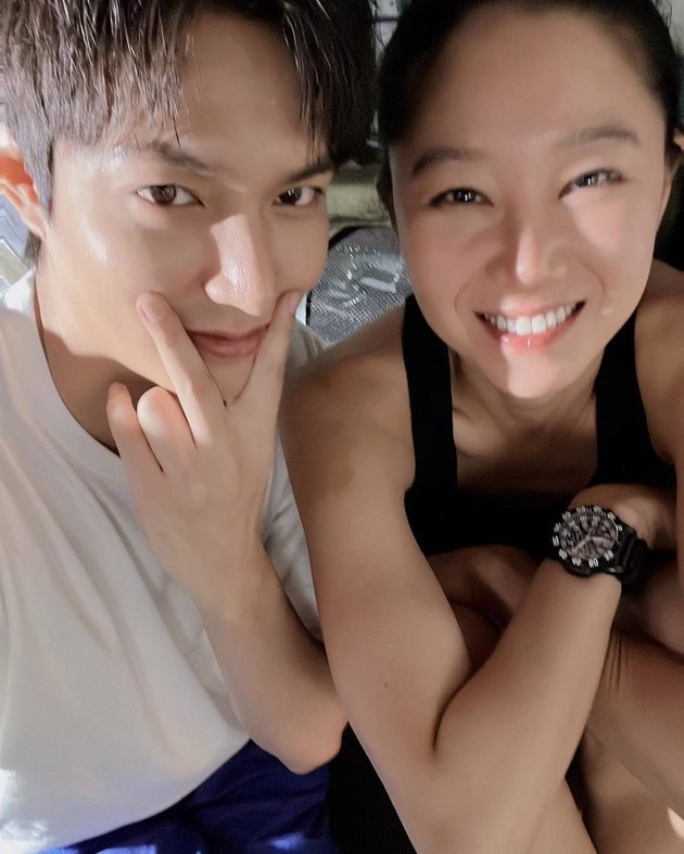 Latest Photos of Lee Min Ho Without Makeup, Showing Closeness with Gong Hyo Jin - Hilarious Beautiful Jump Training